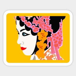 Cantonese Opera Actress #3 Sticker